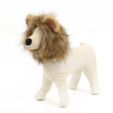 Funny Cute Pet Lion Mane Costume Autumn Winter Wig Cap Hat for Cat Halloween Xmas Cosplay Clothes Fancy Dress with Ears S-L