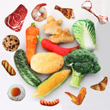 Funny Food Simulation Dog Chew ToysThick Canvas Pet Plush Toy Pet Play Chew Squeaky French Chihuahua Dog Toys dog teeth cleaning
