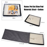 Furniture Protect Cat Kitten Scratch Board Pad Sisal Scratcher Mat Claws Care Cat Toy Product Sofa Scratching Post Protect