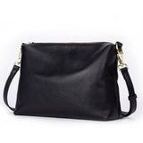 GIONAR Women Shoulder Bag Genuine Leather Purses And Handbags Daily Black Crossbody Bags for Women Designer Luxury Messenger Bag