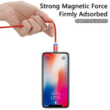 GTWIN 3m Magnetic Micro Type C USB Cable Fast Charging Cable Magnetic Charge Data Charge USB Cable For iPhone Redmi note 7 - app80