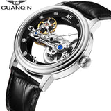 GUANQIN 2019 men watches top brand luxury Automatic Luminous clock men Tourbillon waterproof gold Mechanical relogio masculino
