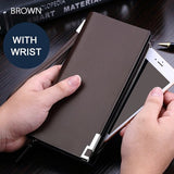 Genuine Leather Brand Men Wallets Long Men Purse Wallet Male Clutch Genuine Leather Wallet Men Business Male Wallet Coin