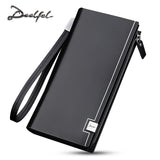 Genuine Leather Brand Men Wallets Long Men Purse Wallet Male Clutch Genuine Leather Wallet Men Business Male Wallet Coin