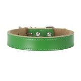 Genuine Leather Dog Collar Adjustable Chihuahua Small Dog Cat Collar Neck Buckle Leather Lead collar perro petshopXS-XL