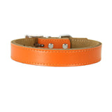 Genuine Leather Dog Collar Adjustable Chihuahua Small Dog Cat Collar Neck Buckle Leather Lead collar perro petshopXS-XL
