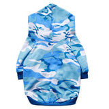 Green Camo Dog Hoodie Small Dog Coat Jacket Spring Autumn Pet Puppy Clothes For Puppy Dogs
