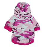 Green Camo Dog Hoodie Small Dog Coat Jacket Spring Autumn Pet Puppy Clothes For Puppy Dogs