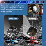 For iPhone 13 Pro Max Shockproof Phone Case On iPhone 12 11 Pro XS Max Mini Transparent Soft TPU Shell X XR 7 8 Plus Back Cover