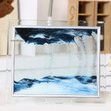 Glass photo frame quicksand painting