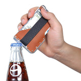 RFID Blocking Genuine Leather Credit Card Holder Men Fashion Aluminum Metal Creditcard Slim Minimalist Wallet Cardholder Case