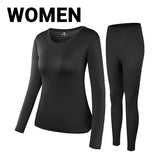 HEROBIKER Motorcycle Thermal Underwear Set Men's Motorcycle Skiing Winter Warm Base Layers Tight Long Johns Tops & Pants Set