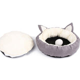 HIPET Cute Puppy Cat Bed Mat Nest Winter Warm Washable Detachable Waterproof Kennel Kitten Pet Sofa House Sleeping Cushion