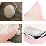 HIPET Cute Puppy Cat Bed Mat Nest Winter Warm Washable Detachable Waterproof Kennel Kitten Pet Sofa House Sleeping Cushion