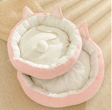 HIPET Cute Puppy Cat Bed Mat Nest Winter Warm Washable Detachable Waterproof Kennel Kitten Pet Sofa House Sleeping Cushion
