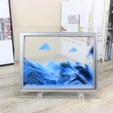 Glass photo frame quicksand painting