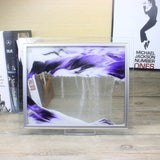 Glass photo frame quicksand painting