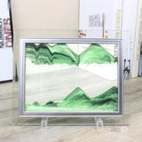 Glass photo frame quicksand painting