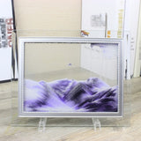 Glass photo frame quicksand painting