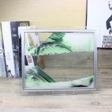 Glass photo frame quicksand painting