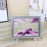 Glass photo frame quicksand painting