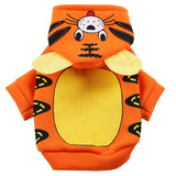 Halloween Winter Dog Clothes Cartoon Dog Costume Small Dog Coat Warm Puppy Clothes Soft Dog Hoodie Coat Pet Cosplay Clothing