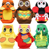dasda  Halloween Winter Dog Clothes Cartoon Dog Costume Small Dog Coat Warm Puppy Clothes Soft Dog Hoodie Coat Pet Cosplay Clothing