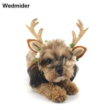 Hat Pet Dog Cat Christmas Cosplay Head wear Christmas Elk Reindeer Antlers headband Hat Apparel New Pet Xmas Headband