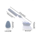 Removable Cleaning Brush Cleaning Supplies Household Items Kitchen Accessories Kitchen Tools Automatic Cleaning Agent Brushes
