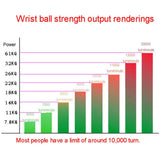 111LED Gyroscopic Powerball Autostart Range Gyro Power Wrist Ball Arm Hand Muscle Force Trainer Fitness Equipment