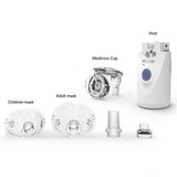 dasda  Health Care Mini Handheld portable Inhale Nebulizer silent Ultrasonic inalador nebulizador Children Adult Rechargeable Automizer