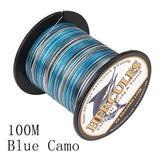 dasda  Hercules Fishing 4 Strands 100M 300M 500M 1000M 1500M 2000M PE Braided Fishing Line Saltwater Weave Carp Fishing Cord Pesca Wire