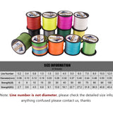 dasda  Hercules Fishing 4 Strands 100M 300M 500M 1000M 1500M 2000M PE Braided Fishing Line Saltwater Weave Carp Fishing Cord Pesca Wire
