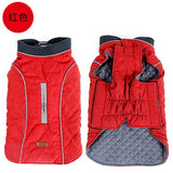 High Quality Dog Clothes Quilted Dog Coat Water Repellent Winter Dog Pet Jacket Vest Retro Cozy Warm Pet Outfit Clothes Big Dogs - app80