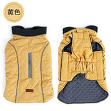 High Quality Dog Clothes Quilted Dog Coat Water Repellent Winter Dog Pet Jacket Vest Retro Cozy Warm Pet Outfit Clothes Big Dogs - app80
