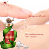 High quality snail100% essence hyaluronic acid liquid whitening spot essence shrink pores ampoule anti-acne regenerative essence