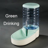Hipidog 3.8L Pet Drinking Water and Feeding Device Dog Cat Feeder Food Storage Doggy Kitten Water Fountain Automatic Pets Feeder - app80