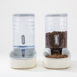 Hipidog 3.8L Pet Drinking Water and Feeding Device Dog Cat Feeder Food Storage Doggy Kitten Water Fountain Automatic Pets Feeder - app80