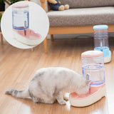 Hipidog 3.8L Pet Drinking Water and Feeding Device Dog Cat Feeder Food Storage Doggy Kitten Water Fountain Automatic Pets Feeder - app80