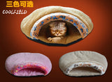 Hot Sale Comfortable 1pc Pet Products Warm Soft Cat House Pet Sleeping Bag Lovely Hamburger Dog Kennel Pet Bed easy to carry