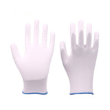 Hot Sale GMG CE Certificated EN388 Red Polyester Black PU Work Safety Gloves Mechanic Working Gloves - app80