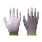 Hot Sale GMG CE Certificated EN388 Red Polyester Black PU Work Safety Gloves Mechanic Working Gloves - app80
