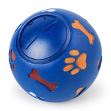 Hund Spielzeug Gummi Ball Kauen Dispenser Leckage Lebensmittel Spielen Ball Interaktive Pet Dental Zahnen Ausbildung Spielzeug Blau Rot 7,5 cm /2,95'' - app80