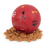 Hund Spielzeug Gummi Ball Kauen Dispenser Leckage Lebensmittel Spielen Ball Interaktive Pet Dental Zahnen Ausbildung Spielzeug Blau Rot 7,5 cm /2,95'' - app80