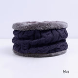 IWINTER Fashion Men Warm Winter Hat Scarf Soft Knitted Hat Scarf Set Skullies Beanies Winter Hat For Women Unisex Knitted Caps