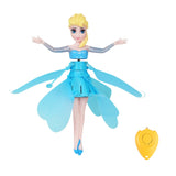 Induction Little Elsa Princess Doll Infrared Suspension Toy Doll Mini RC Remote Drone Girl Child Gift Character Toy
