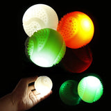 Interactive Dog Toy Rubber Balls LED Glowing Puppy Chew Toys USB Charging Pet Ball Toys  For Night Play