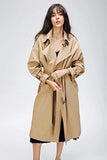 JAZZEVAR 2019 Autumn New Women's Casual trench coat oversize Double Breasted Vintage Washed Outwear Loose Clothing - app80