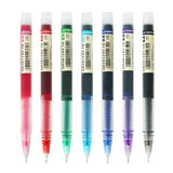 dasda  JIANWU 7pcs/set colourful Straight liquid gel pen Artistic font Creative neuter pen Business School office supplies