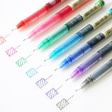 dasda  JIANWU 7pcs/set colourful Straight liquid gel pen Artistic font Creative neuter pen Business School office supplies